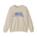 The Village Social Crewneck Sweatshirt — Est. 2026 Vintage Campus Pullover