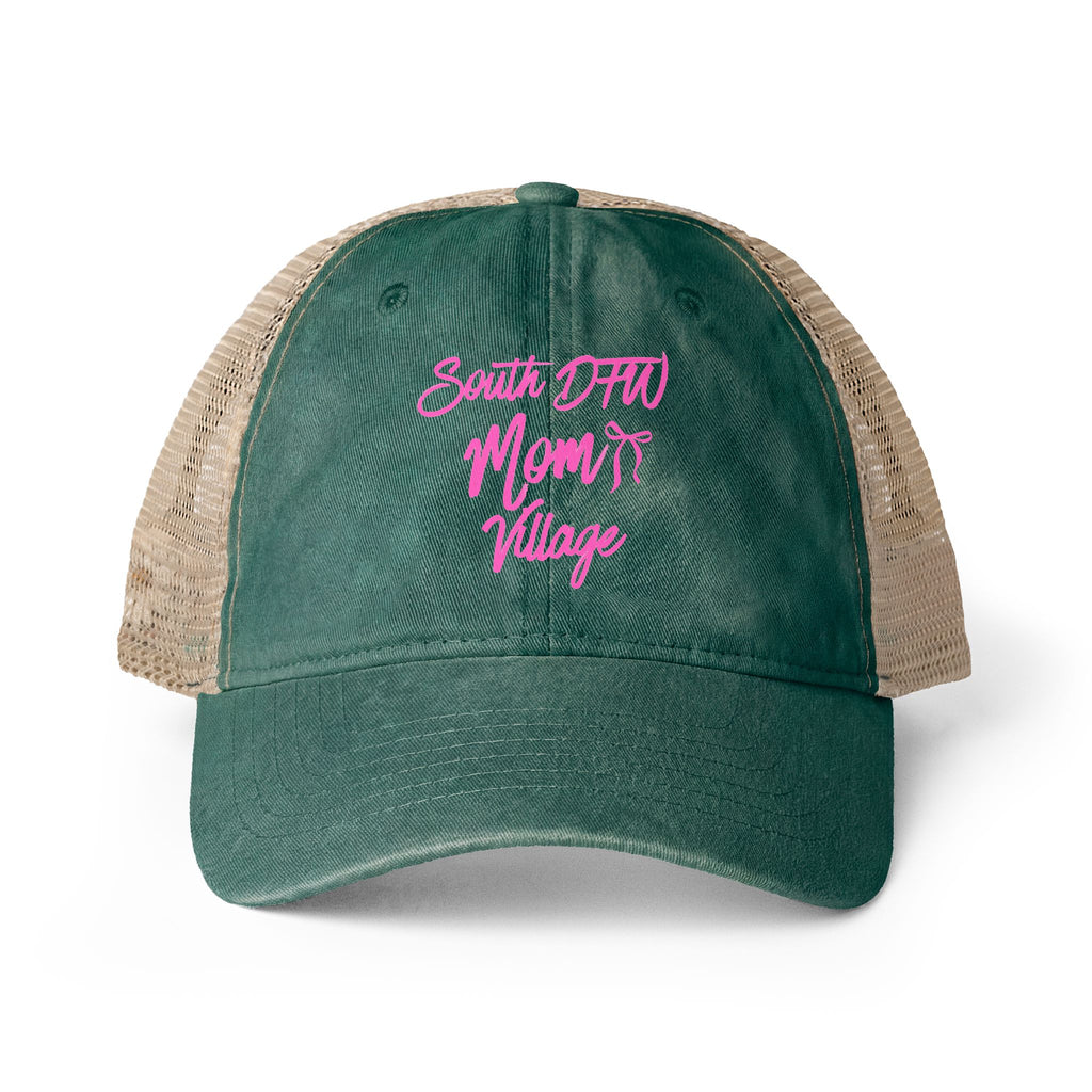 Women's Washed Mesh-Back Cap