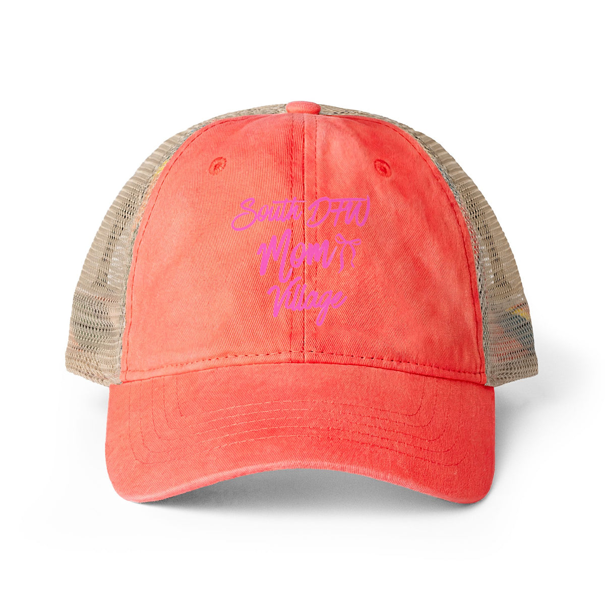 Women's Washed Mesh-Back Cap